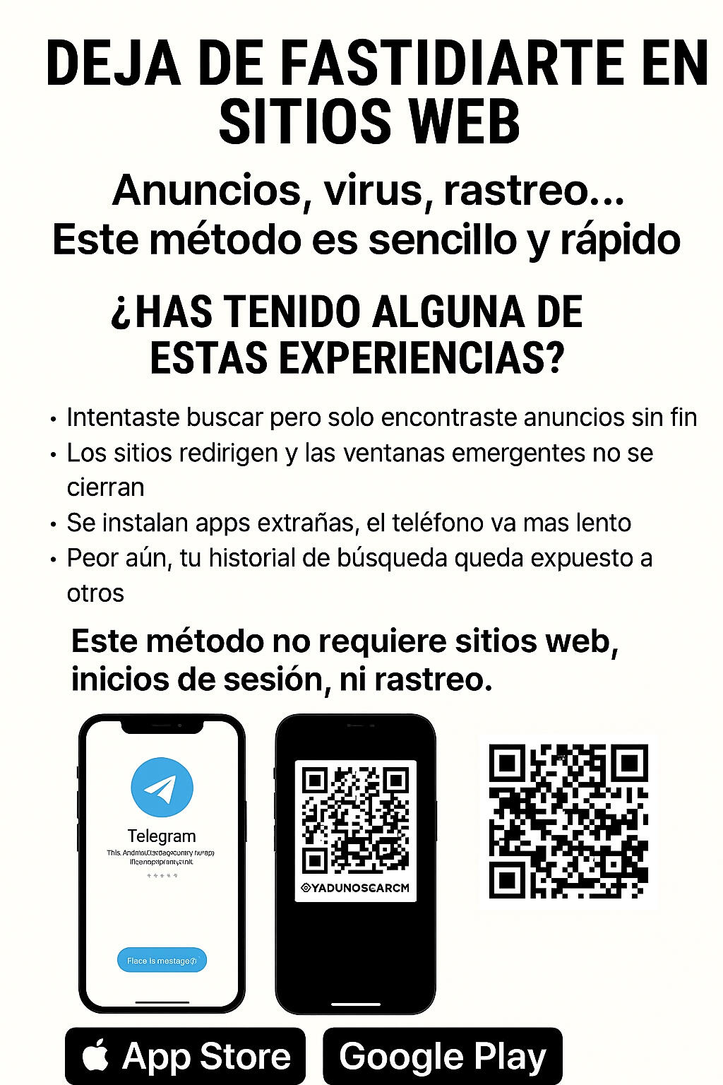 텔레그램 영상 검색 채널 QR 코드 안내 이미지